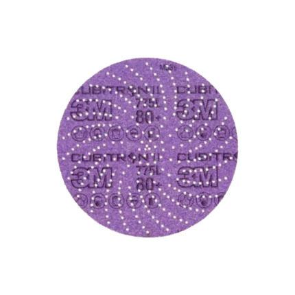 3M Cubitron II 775L Sanding Discs, 150 mm, P80 (pack of 50)