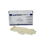 P-Protect CRAFT Transparent Gloves, M (100 pcs)